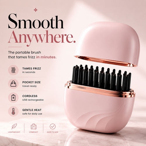 Portable Straightening Brush